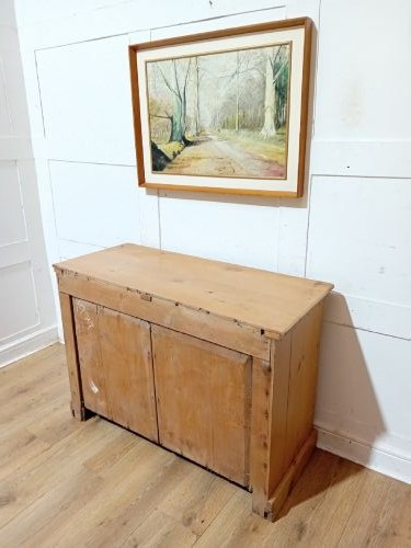 ANTIQUE VICTORIAN PINE CHEST OF DRAWERS WITH GLASS HANDLES c1880-1900 View X
