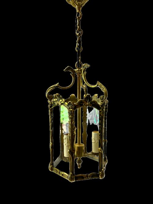 ELECTRIFIED FRENCH STYLE LANTERN - ADDITIONAL PHOTO 1