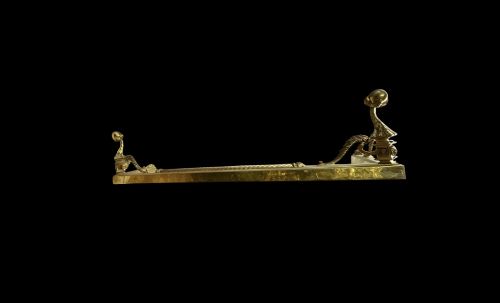 EDWARDIAN BRASS FENDER