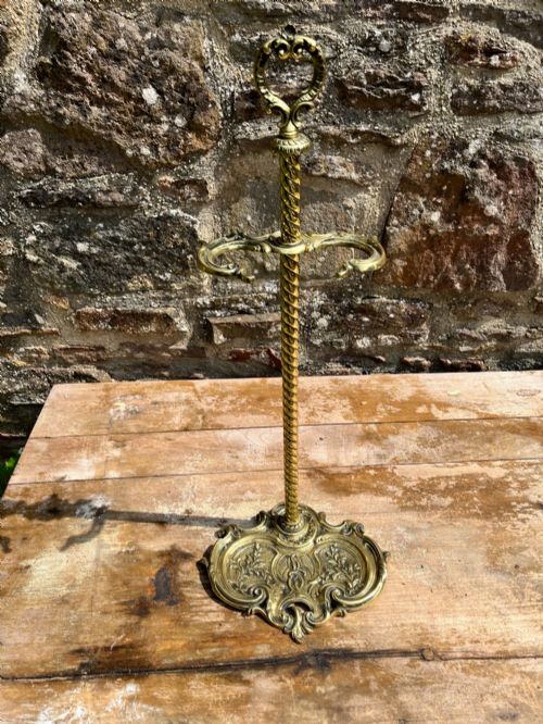 BRASS FIRE IRON TIDY - ADDITIONAL PHOTO 3
