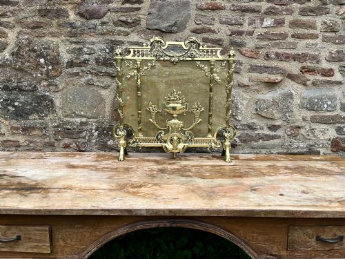 BRASS FIRE SCREEN - ADDITIONAL PHOTO 3
