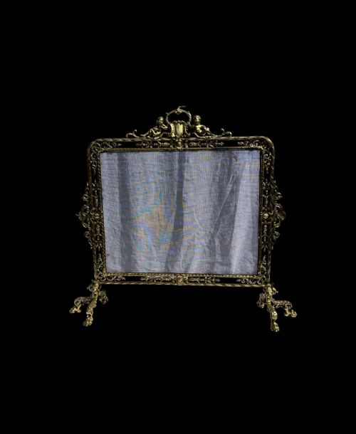 BRASS FIRE SCREEN