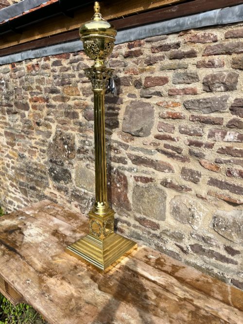 BRASS STANDARD LAMP - ADDITIONAL PHOTO 3