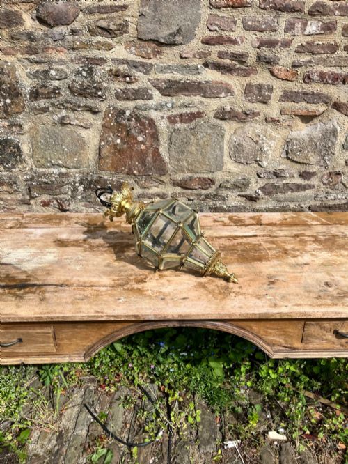 VERSAILLES STYLE FRENCH BRASS LANTERN - ADDITIONAL PHOTO 4