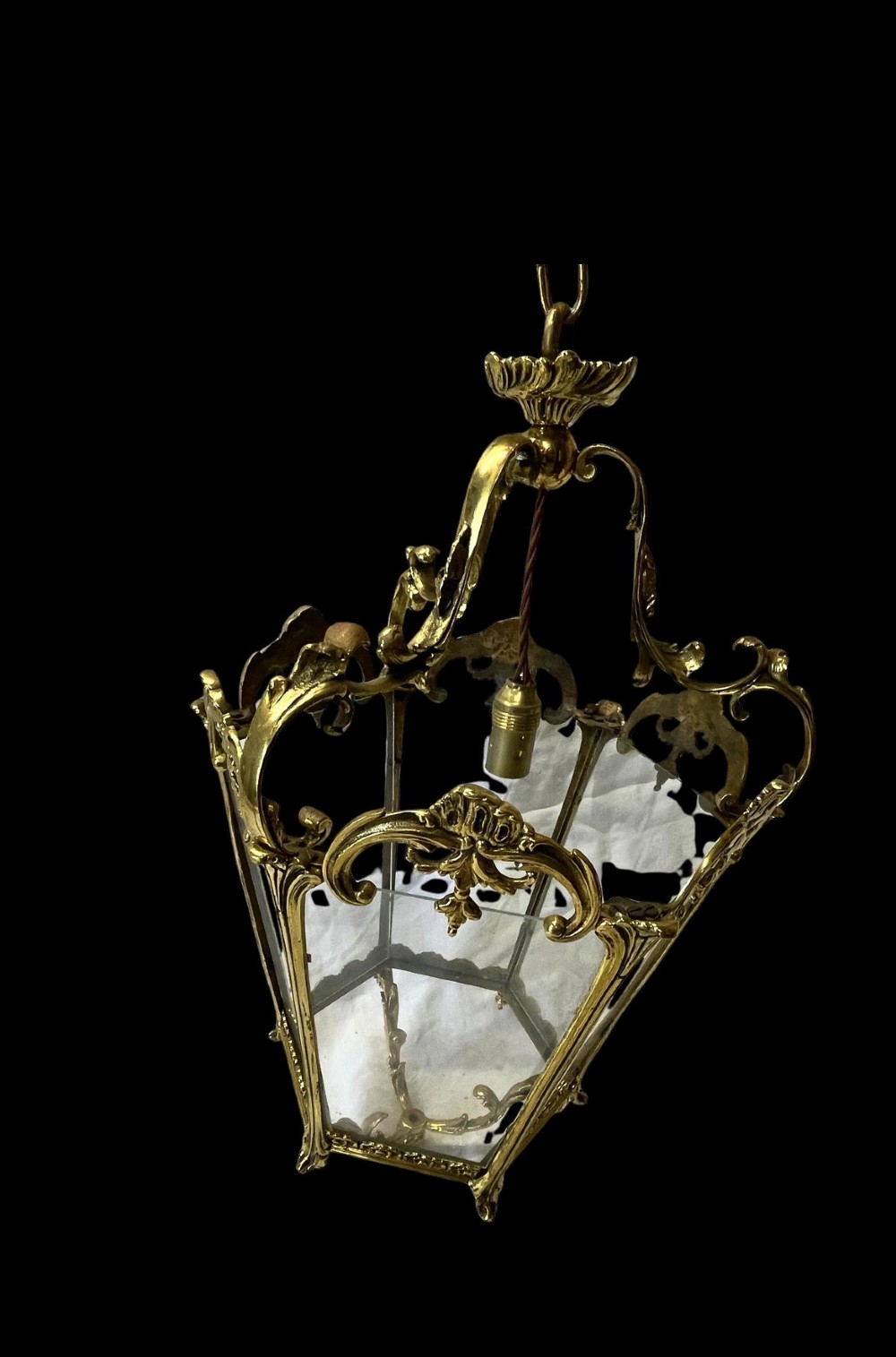 Glass & Brass Lantern