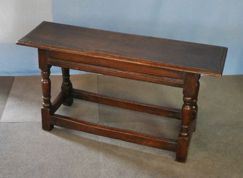 Antique oak coffee table