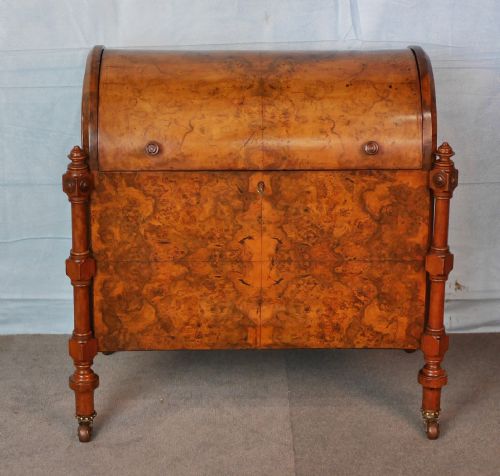 Victorian walnut canterbury