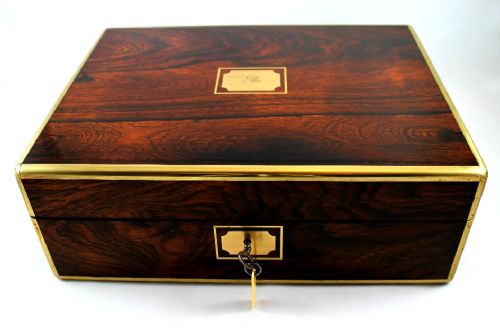 fig 1. Rosewood Victorian Vanity Box