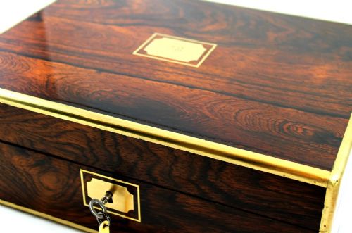 fig 2. Rosewood Victorian Vanity Box