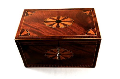 Mahogany Tea Caddy