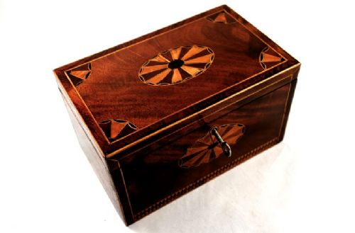 fig 1. Mahogany Tea Caddy
