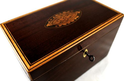 Mahogany Tea Caddy