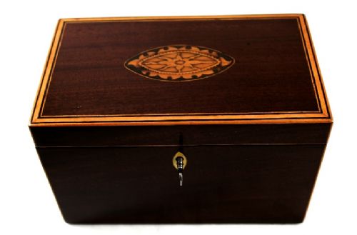 fig 1. Mahogany Tea Caddy