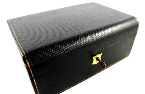 Victorian Leather Jewelley Box
