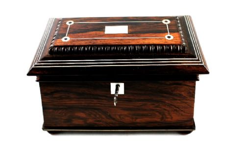 Rosewood Tea Caddy