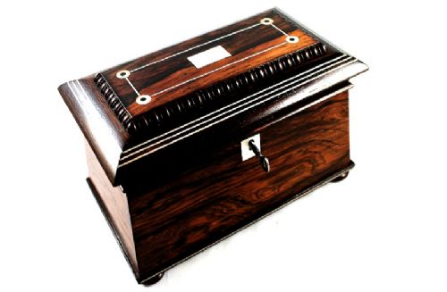 fig 1. Rosewood Tea Caddy