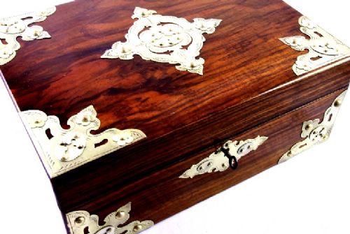 Figured Walnut Writing Slope