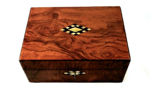 fig 1. Figured Walnut Sewing Box