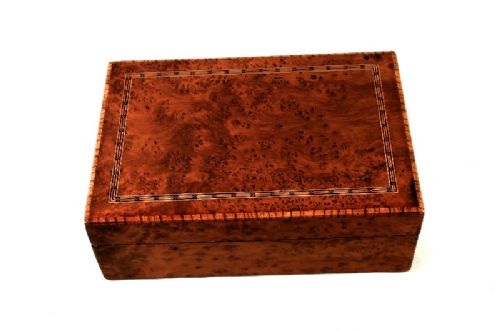 Amboyna Table Box