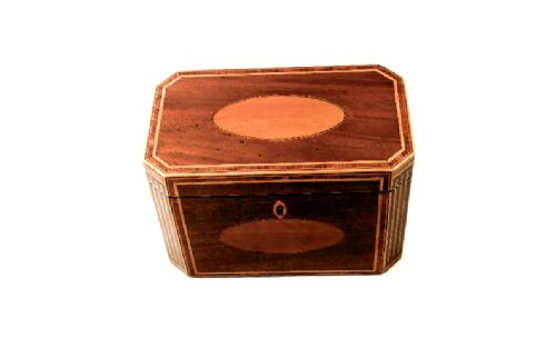 Mahogany Tea Caddy