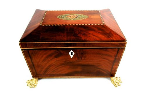 Mahogany Tea Caddy C.1790