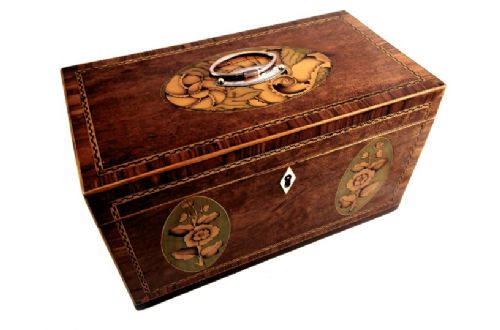 fig 1. Sheraton Tea Caddy C.1790