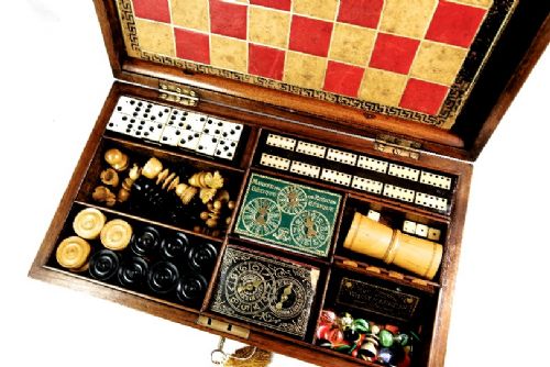 Victorian Games Box C.1880