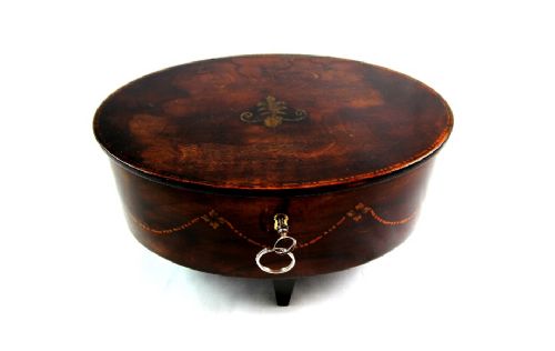 Oval Jewellery Box C.1890