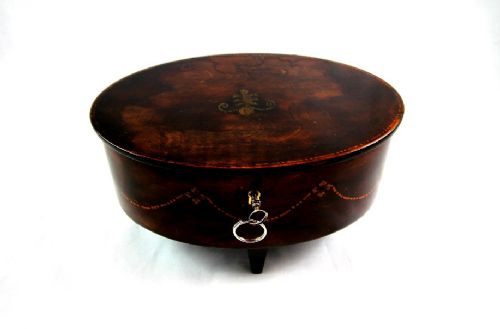 fig 1. Oval Jewellery Box c.1890
