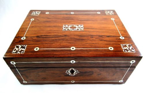 Rosewood Table Box C.1840
