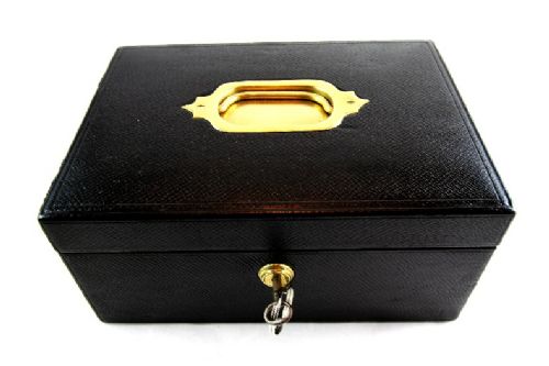 fig 1. Leather Jewellery Box c.1900