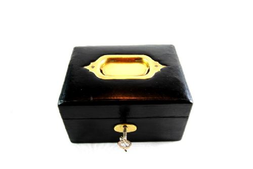 Leather Jewellery Box C.1910