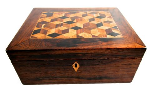Tunbridge Ware Table Box C.1850