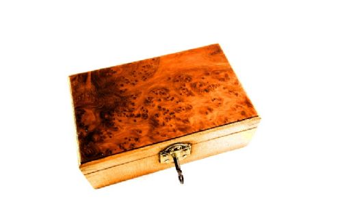 fig 1. Satinwood/ Burr yew Table Box