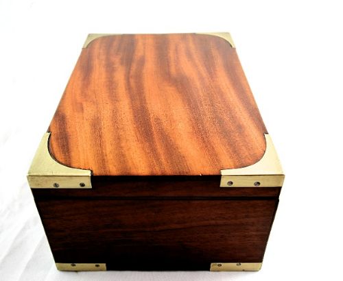 fig 1. Mahogany Campaign Box c.1800