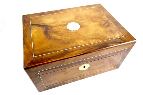 Olive Wood Table Box C.1860