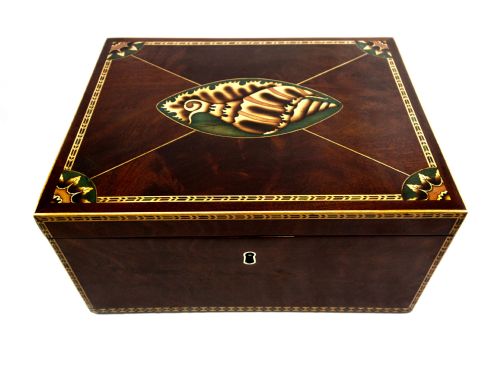 Sheraton Shell Table Box C.1790