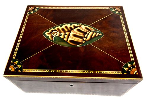 fig 1. Sheraton Shell Table Box c.1790