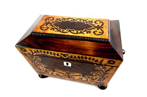 Rosewood Tea Caddy C.1830