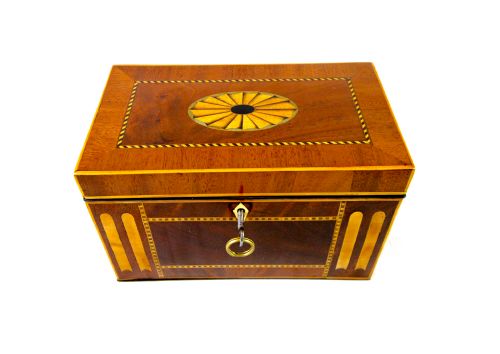 Mahogany Tea Caddy C.1790