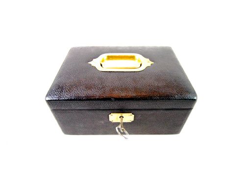 Leather Jewellery Box C.1910