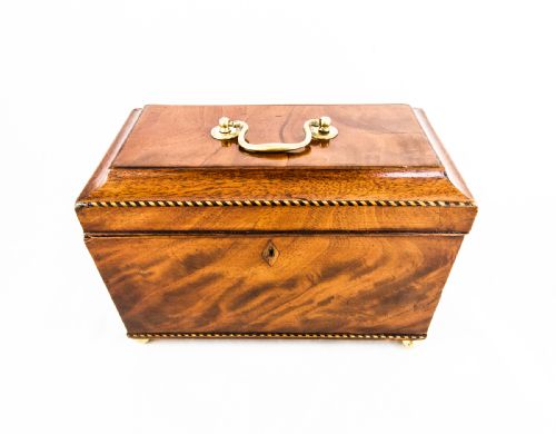 Flame Mahogany Box C.1790