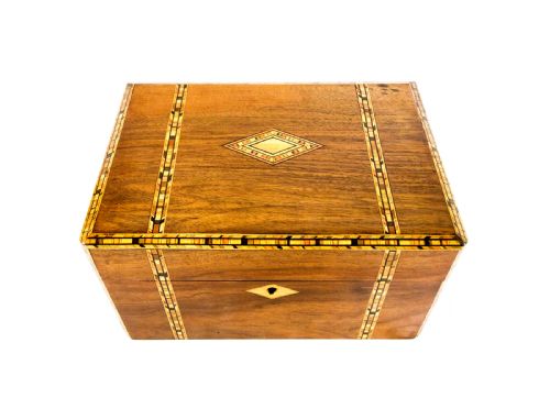 Figured Walnut Table Box C.1880