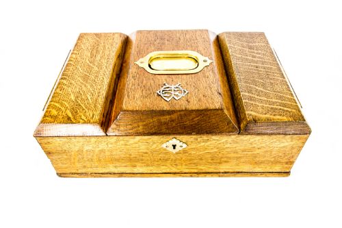 Oak Cigar Box C.1900