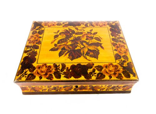 Victorian Tunbridge Ware Desk Box C.1840