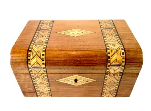 Figured Walnut Table Box C.1880