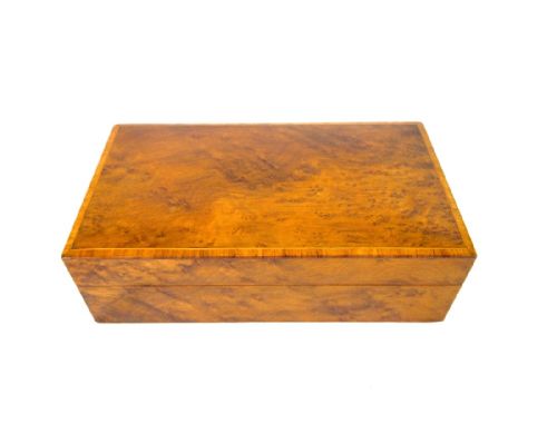 Amboyna Table Box C.1910