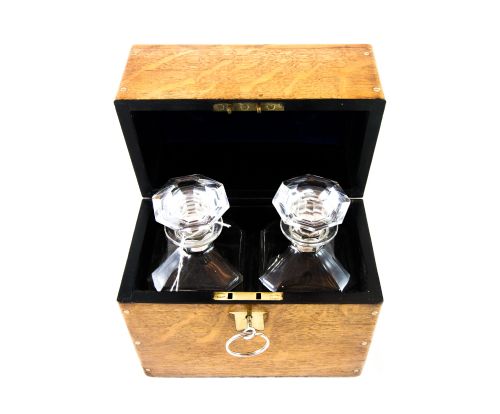 Oak Decanter Box C.1890