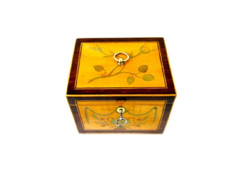 Georgian Single Lid Tea Caddy C.1790