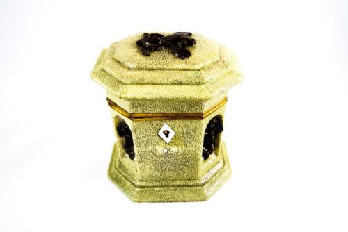 Shagreen Single Tea Caddy C.1890